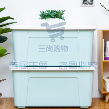 整理箱禧天龙 110L 6154特大号收纳箱环保塑料储物箱 72.2*52.5*43.3cm