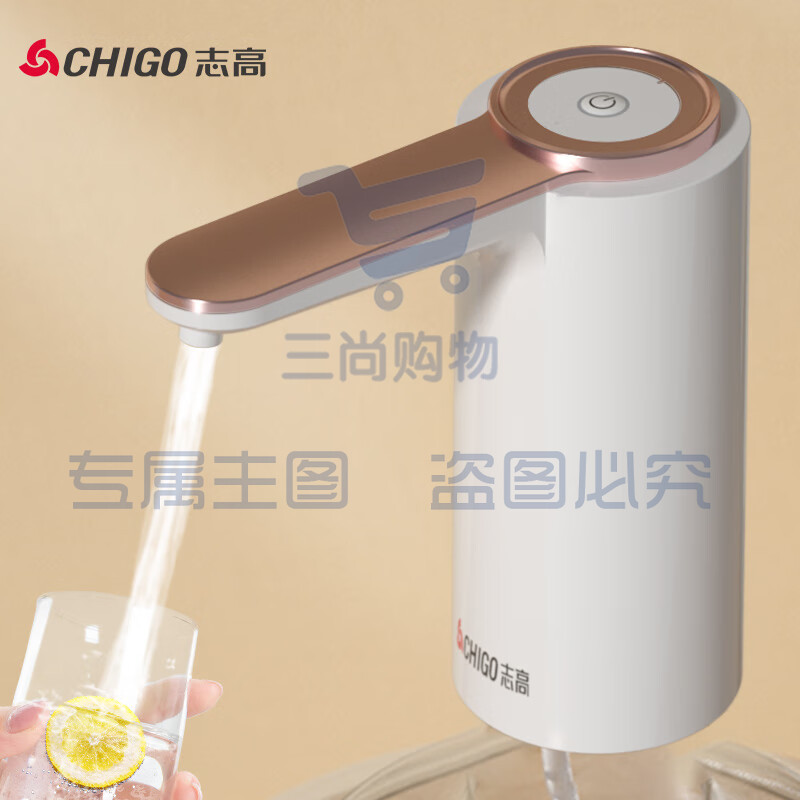 志高（CHIGO）抽水器桶装水 纯净水抽水器 饮水机抽水泵 桶装水取水器 家用办公室自动上水器CSQ-970