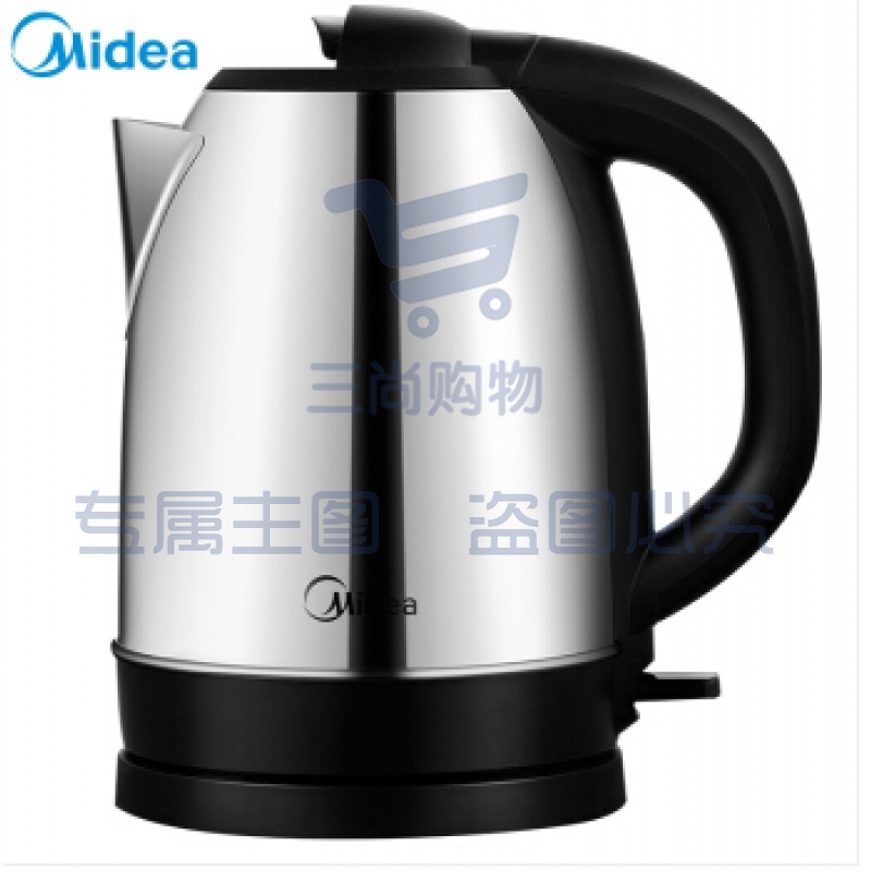 美的(Midea) 电水壶MK-SJ1702b聚水环不溅烫1.7L大容量 快速烧水