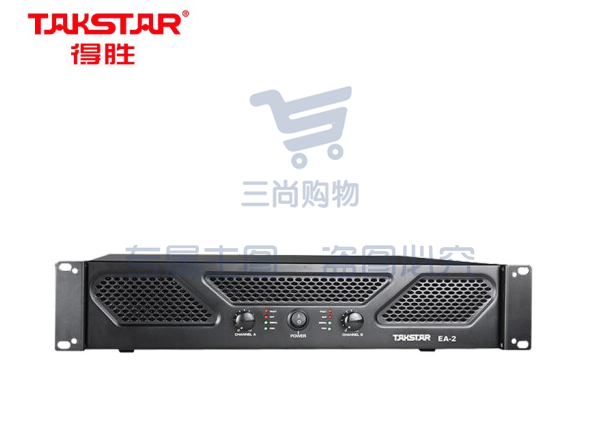 得胜(TAKSTAR)EA-3 纯后级功率放大器 专业音频舞台音响演出工程定阻功放机 视频会议双通道专业功放