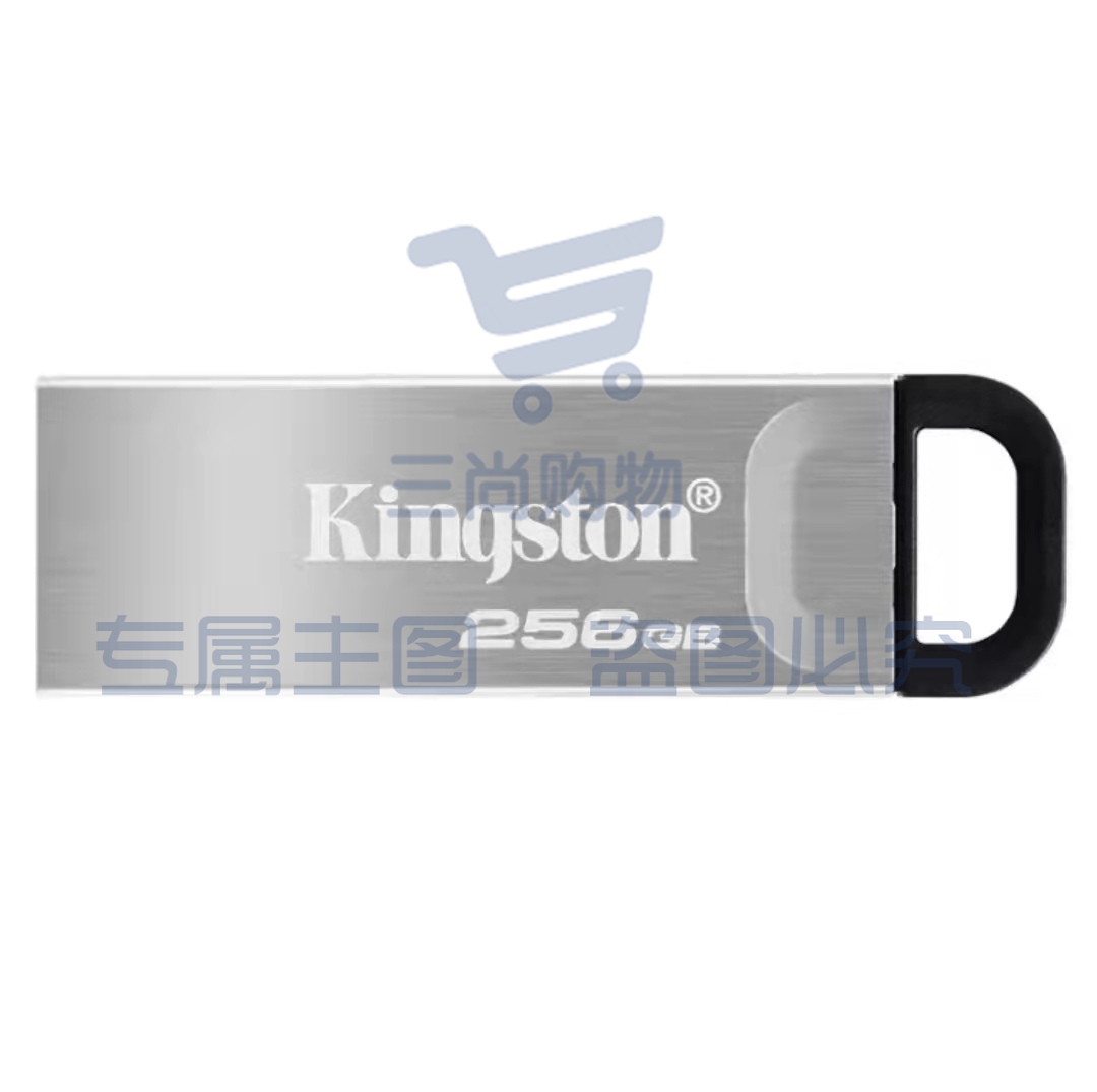 金士顿(Kingston)256GB USB 3.2 Gen 1 U盘 DTKN 金属外壳 读速200MB/s SKU：TK27508