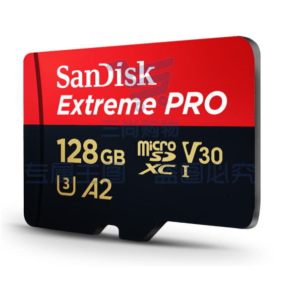 闪迪(SanDisk)128GB TF(MicroSD)存储卡U3 C10 V30 A2 4K 至尊超极速移动版内存卡 SDSQXCY-128G-ZN6MA 读速170MB/s