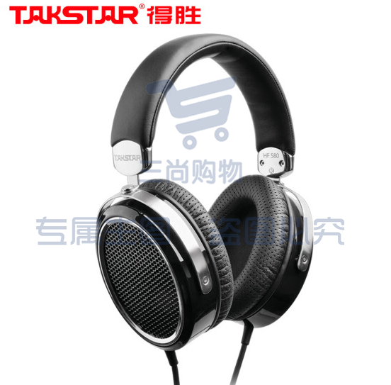 得胜(TAKSTAR)HF 580 平板振膜发烧 HiFi 高保真音质 K歌录音头戴式耳机