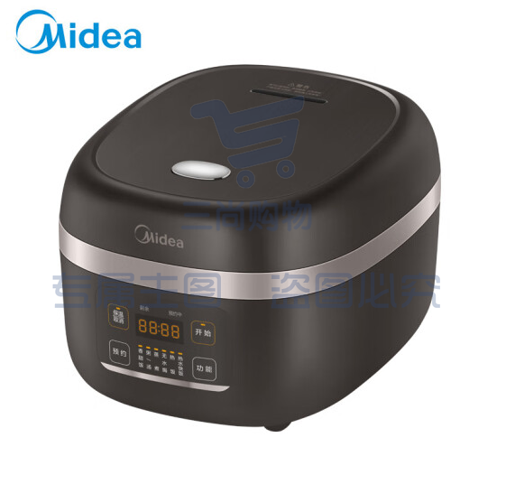 美的(Midea)电饭煲 4L智能家用IH加热多功能 精铁釜胆电饭锅HF40C9-FS【线下同款】