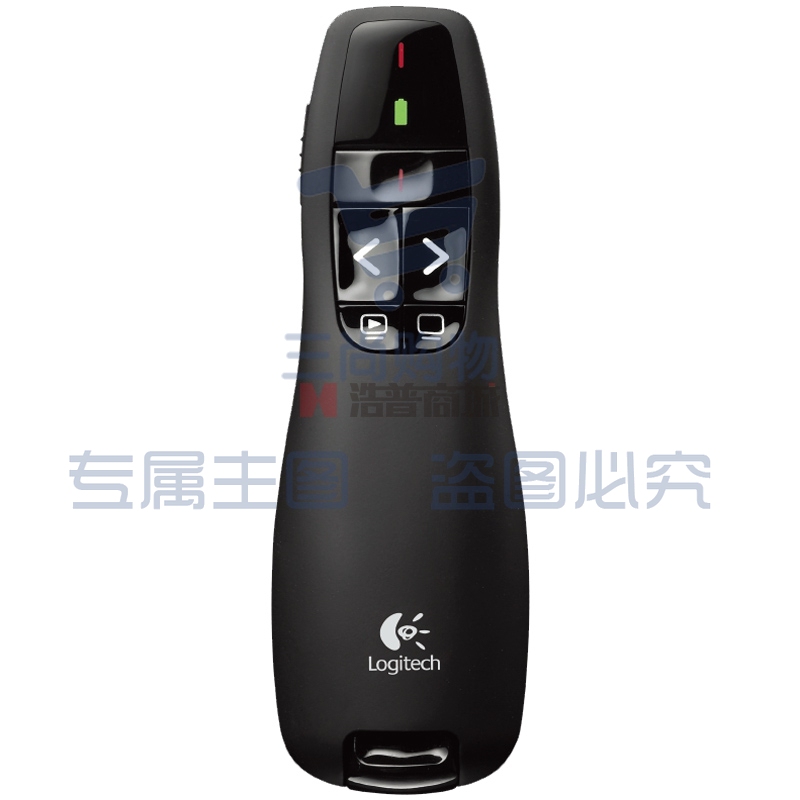 罗技(Logitech) R400 无线演示器 ppt翻页笔 演示笔(激光笔)