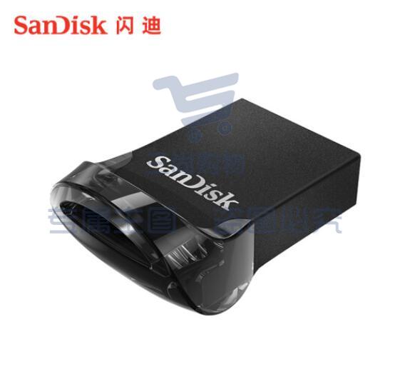 闪迪(SanDisk)64GB USB3.1 U盘 CZ430酷豆 黑色 读速130MB/s SKU：TK27076