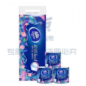 维达 Vinda V4688 卫生卷筒纸 纸巾 超韧4层 180克*10卷/提