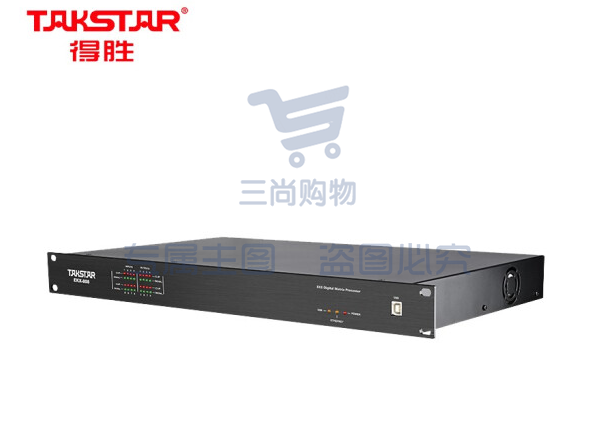 得胜(TAKSTAR)EKX-808 专业视频会议数字矩阵处理器 音频分配器回声消除反馈抑制 8进8出数字音频处理器