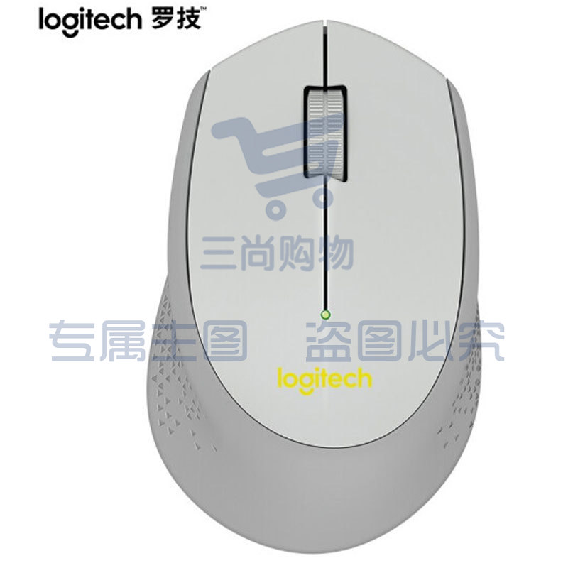 罗技(Logitech) M280无线鼠标光电笔记本电脑商务办公家用鼠标 M280灰色