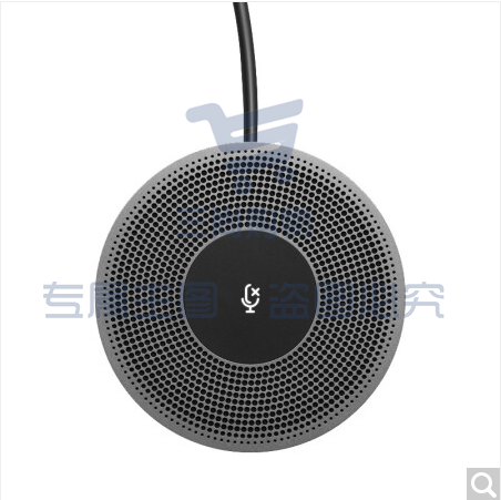 罗技(Logitech)V-U0044视频会议全向麦克风 即插即用、一键静音 /适用于CC4000e扩展麦克风