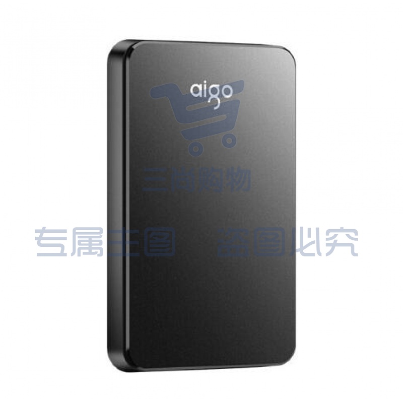 爱国者 (aigo) 1TB USB3.0 移动硬盘 HD809 黑色 稳定高速传输 简约设计 睿智之美 商务便携 SKU：TK29082