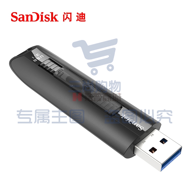 闪迪U盘64g 高速usb3.1 cz800 商务加密创意大容量64g优盘 SKU：TK29348