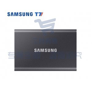 三星（SAMSUNG) MU-PC2T0T 移动硬盘 固态PSSD 2TB Type-c T7 超极速NVMe高速传输1050MB/秒