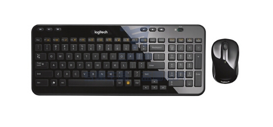 罗技（Logitech）MK365 无线键鼠套装 巧克力键盘 时尚键盘（黑色）