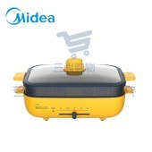 美的（Midea）DY3020P301Y 电火锅电热锅煎炸涮烤多功能锅炒锅不易粘电煮锅锅独立可拆洗