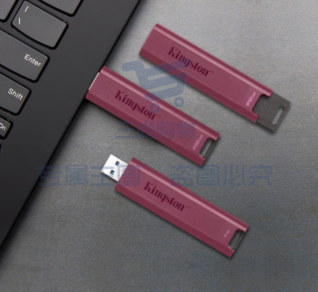 金士顿  256GB USB3.2 Type-A 超极速固态U盘 DTMAXA 读速高达1000MB/s 写速900MB/s