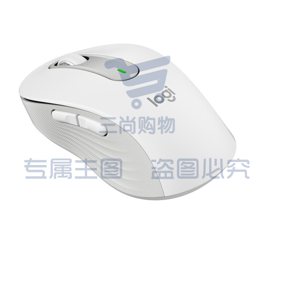 罗技  M650  双模静音鼠标 无线蓝牙鼠标   白色