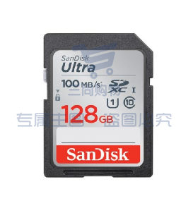 闪迪(SanDisk)128GB SD存储卡 C10 至尊高速版内存卡 读速100MB/s