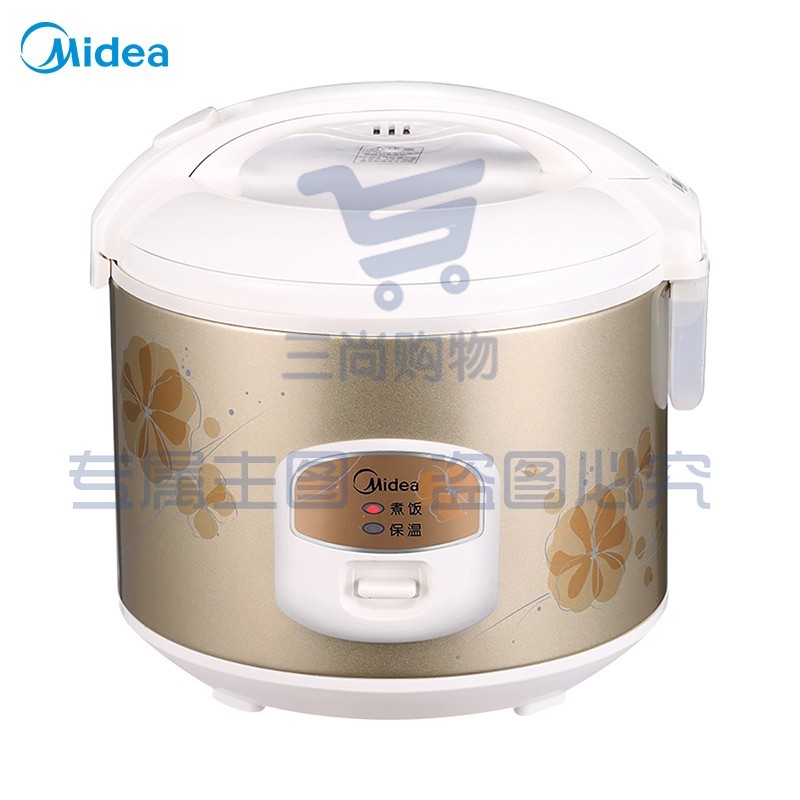 美的（Midea）电饭煲 精铸发热盘 简单易控 黑晶内胆家用小电饭锅 3升黑晶内胆MB-WYJ301