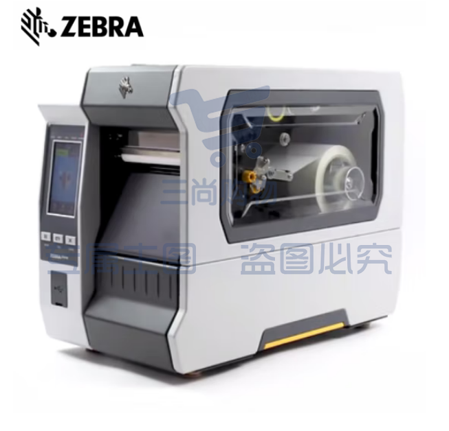 斑马（ZEBRA）ZT610 300DPI 工业型 条码机 二维码不干胶 电子元器件标签打印机带网口 标配