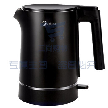 美的  (Midea)电热水壶热水壶电水壶烧水壶双层防烫1.5L容量304不锈钢HJ1517a