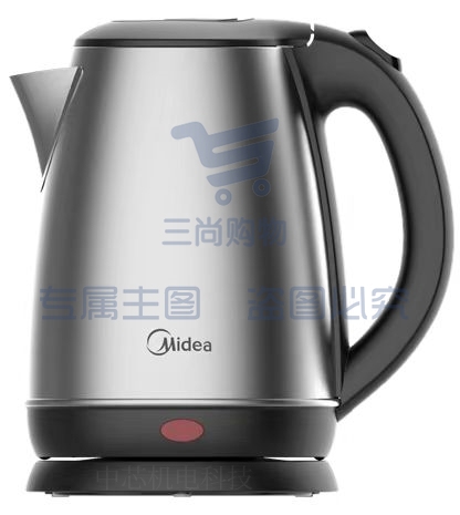 美的(Midea)家用电热水壶1.7L 热水壶速热304不锈钢一体无缝内胆1500W快速沸腾烧水壶开水壶