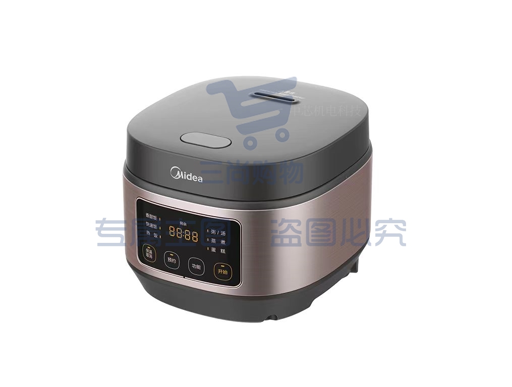 美的(Midea)AFB4062R 电饭煲 4L不粘锅聚能釜定时预约   TJHX10230900511231