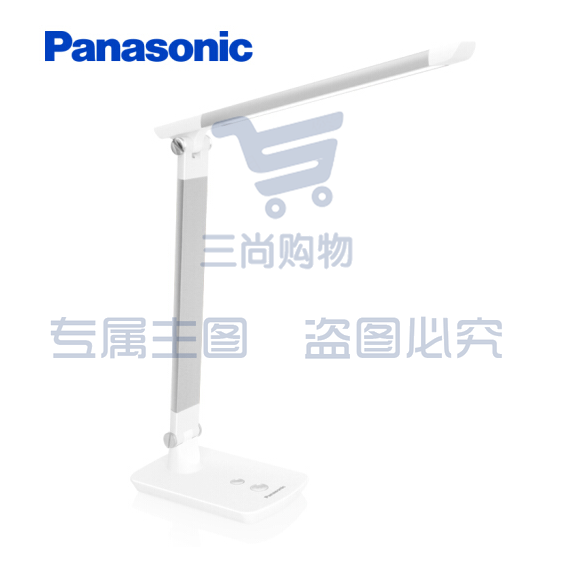 松下（Panasonic）国A级减蓝光护眼台灯无极调光调色工作阅读学习台灯致醒系列HHLT0615 银色