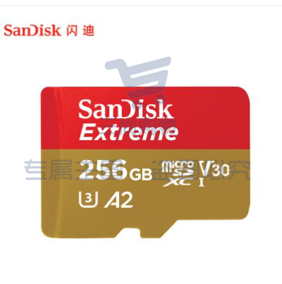 闪迪内存卡（SanDisk）内存卡 256GB TF（MicroSD）内存卡 U3 V30 4K A2 兼容运动相机和无人机存储卡 读速高达190MB/s