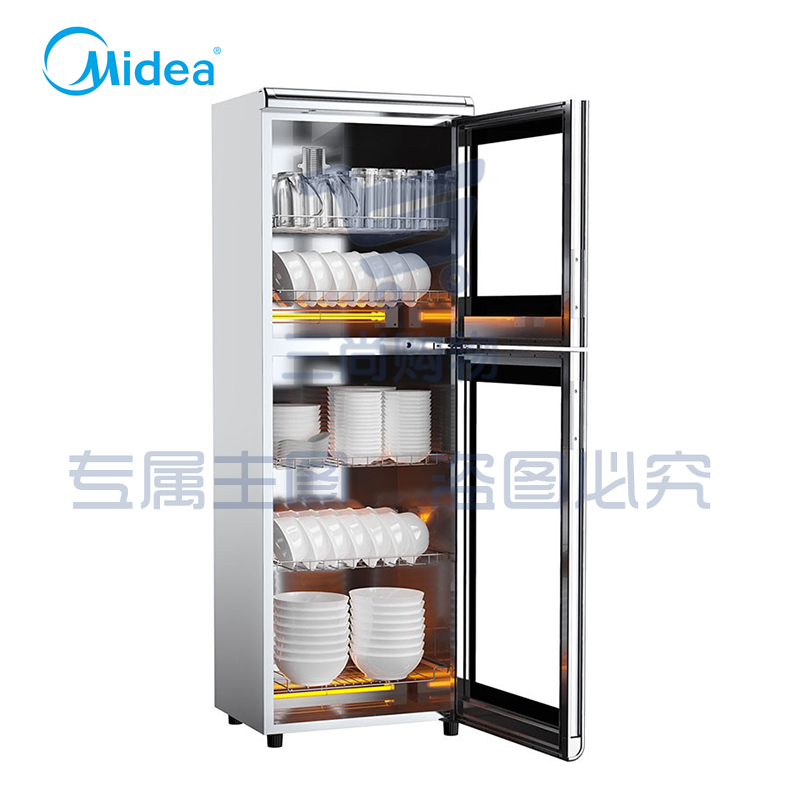 美的（Midea）智能杀菌消毒柜 147L大容量 家用商用公用 企业餐厅会议室办公室专用 ZTP-LG200 企业采购