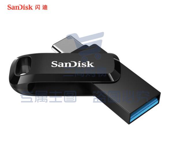 闪迪（SanDisk）128GB Type-C USB3.1 手机U盘DDC3 沉稳黑 读速150MB/s  SDDDC3-128G-Z46 SKU：TK36006