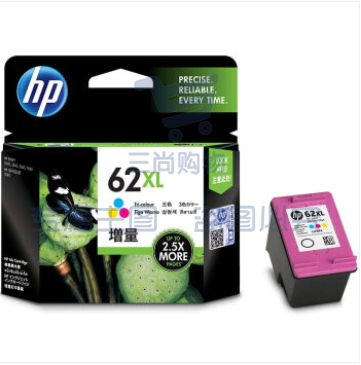 惠普（HP）C2P07AA 62XL 高容量原装彩色墨盒 适用于HP OfficeJet 200 移动打印机 约415页