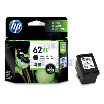 惠普(HP)C2P05AA 62XL 高容量原装黑色墨盒 适用于HP OfficeJet 200 移动打印机 约600页