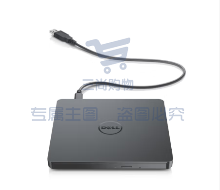 戴尔(DELL) DW316 移动光驱 DVD光盘刻录机 外置刻录光驱 USB接口 DVD+/-RW 静音 便携 超薄 黑色