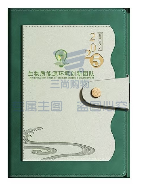 25年日程本定制LOGO  A5商务笔记本本子淡蓝色 多色可备注  高级感加厚皮面精美高档 计划表日历记事本高颜值a5日记本