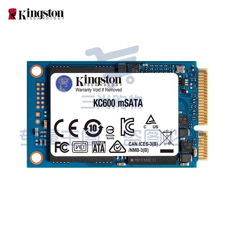 金士顿(Kingston) 512GB SSD固态硬盘 mSATA接口 KC600系列