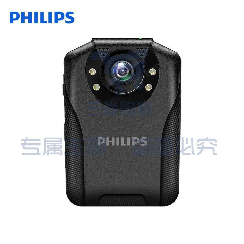 飞利浦（PHILIPS）VTR8201 便捷音视频记录仪 1296P高清夜视现场佩戴摄像装置128G