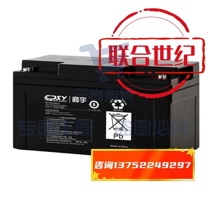 商宇(CPSY)UPS不间断电源电池 商宇原装电池 商宇电池 GW12V65AH