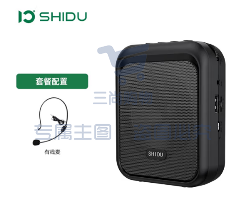 十度(ShiDu) M100 小蜜蜂扩音器教师教学上课专用上课导游便携式播放机送话器叫卖机喇叭带蓝牙 经典黑