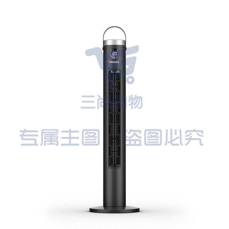 飞利浦(PHILIPS)塔扇无叶落地扇家用立式电风扇直流变频大风量智能风扇ACR3144TF黑色