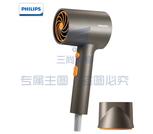 飞利浦（PHILIPS）电吹风机 家用大功率 3000万负离子 护发小巧便携吹风筒 【黑金筒】BHD321/05