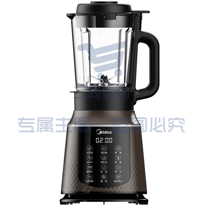 美的（Midea）MJ-CBL4031 破壁机料理搅拌加热豆浆机 母婴辅食定时预约高硼硅玻璃八页精钢刀头 单位：个