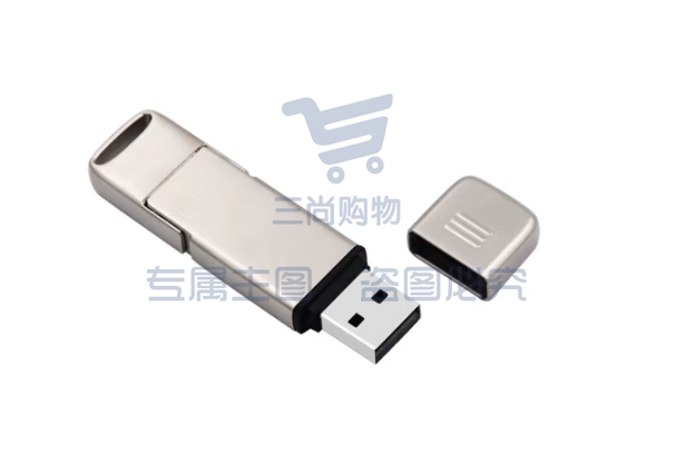 联想（Lenovo）64G Type-C USB3.2手机U盘 双接口 金属盖帽防尘防摔 SX6Pro系列 银色