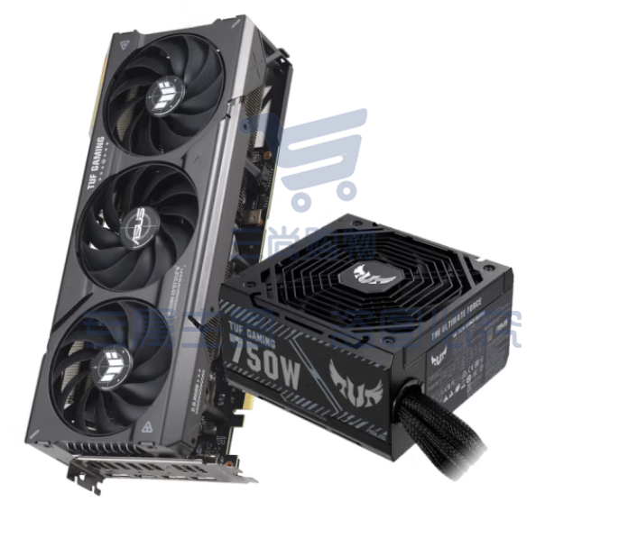 华硕【显卡+电源套装】TUF-RTX4060TI-O8G-GAMING显卡+TUF-750B-GAMING 铜牌突击手电源