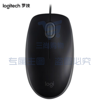 罗技（Logitech） M110有线鼠标 轻音鼠标 办公鼠标 台式机笔记本鼠标 M110