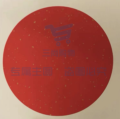 宣纸卡纸 镜片面纸 作品纸 红色洒金10张装
