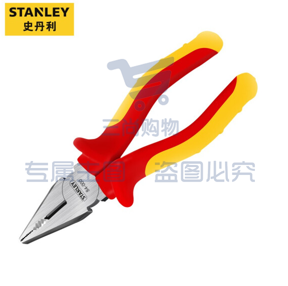 史丹利（STANLEY）FatMax系列绝缘钢丝钳 老虎钳 电工钳6.5英寸84-000-23货号：JC