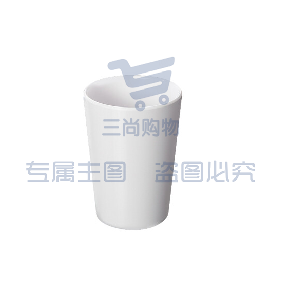 白色密胺水杯 74*85mm