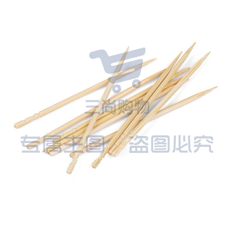 双枪（Suncha）一次性竹牙签 环保袋装卫生量贩装大包装2400支牙签 YQ1125（单双头随机发货）