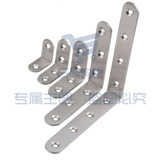 不锈钢角码 三角承重支架 90度直角固定器三角铁 50*50*2mm  4个/组  货号：JC